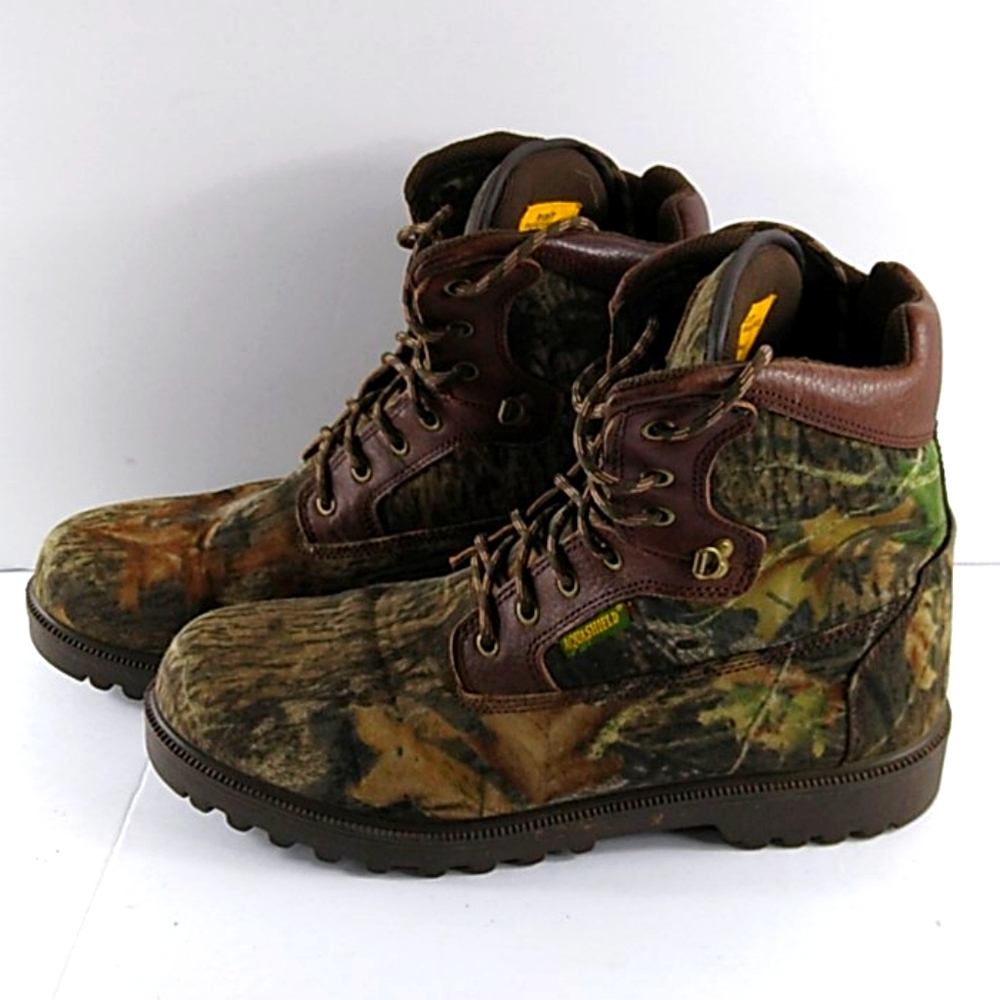Cabela's Camo Hunting Boots w Aquashield 13 M
